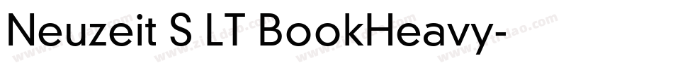 Neuzeit S LT BookHeavy字体转换